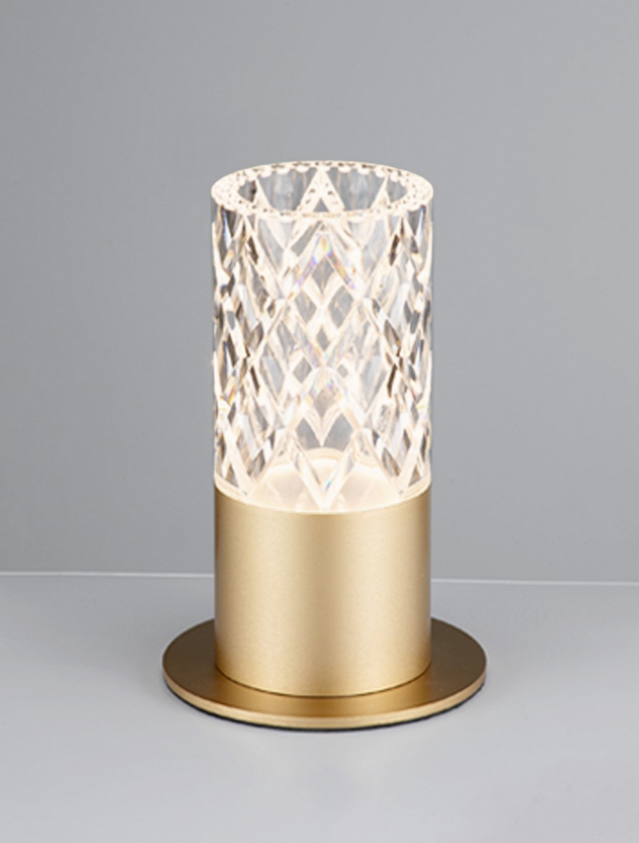 Lampa stołowa nowoczesna Luces Exclusivas MURO, złota, LED 5 W 3000 K, wys. 18,5 cm – LE46125 - obrazek 4