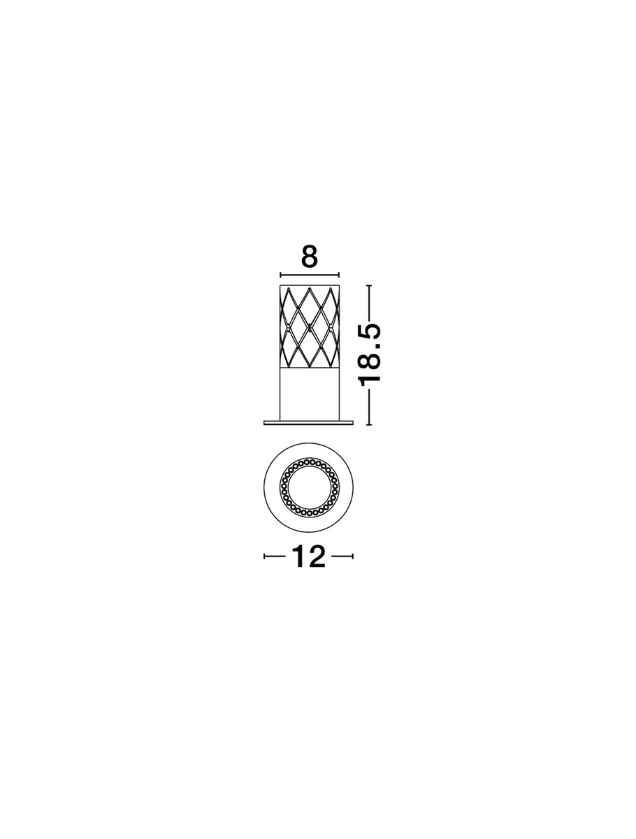 Lampa stołowa nowoczesna Luces Exclusivas MURO, złota, LED 5 W 3000 K, wys. 18,5 cm – LE46125 - obrazek 5
