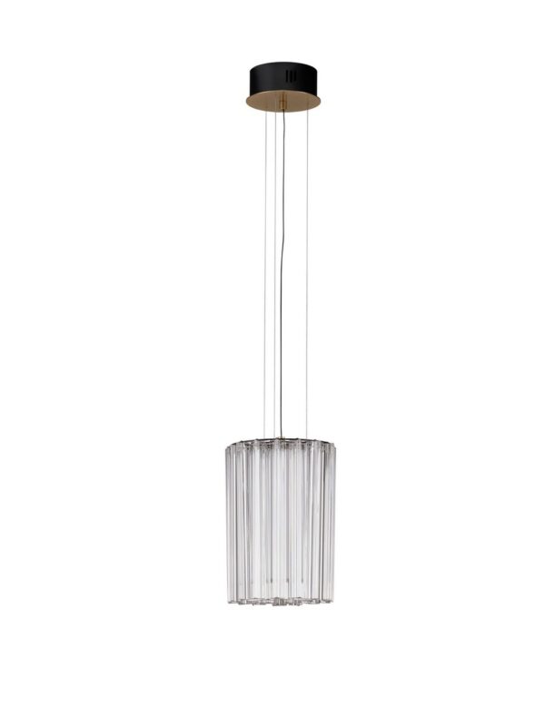 Lampa wisząca nowoczesna Luces Exclusivas ONIL, mosiądz antyczny, LED 11 W 3000 K, Ø 22 cm – LE46127
