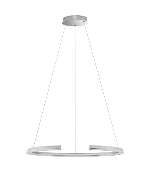 Lampa wisząca nowoczesna Luces Exclusivas ORINOCO, chrom, LED 58 W 3500 K, Ø 83 cm – LE46130