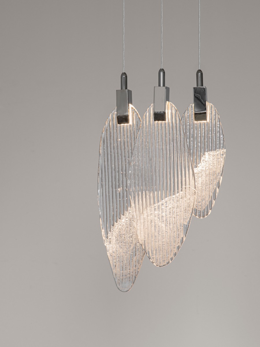 Lampa wisząca nowoczesna Luces Exclusivas ROALES, chrom, LED 23 W 3000 K, szer. 15 cm – LE46141 - obrazek 4