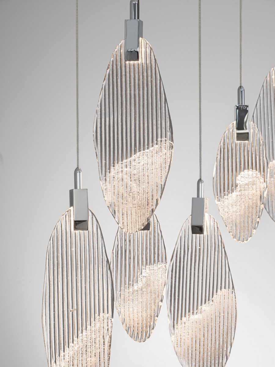 Lampa wisząca nowoczesna Luces Exclusivas ROALES, chrom, LED 23 W 3000 K, szer. 15 cm – LE46141 - obrazek 5