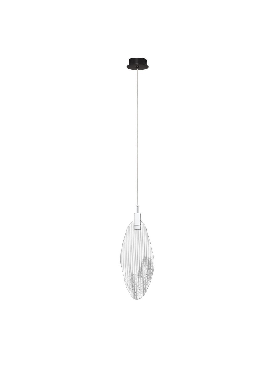 Lampa wisząca nowoczesna Luces Exclusivas ROALES, chrom, LED 3 W 3000 K, Ø 15 cm – LE46143