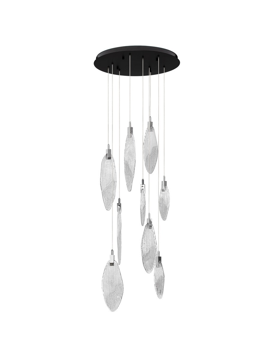 Lampa wisząca nowoczesna Luces Exclusivas ROALES, chrom, LED 23 W 3000 K, Ø 60 cm – LE46145