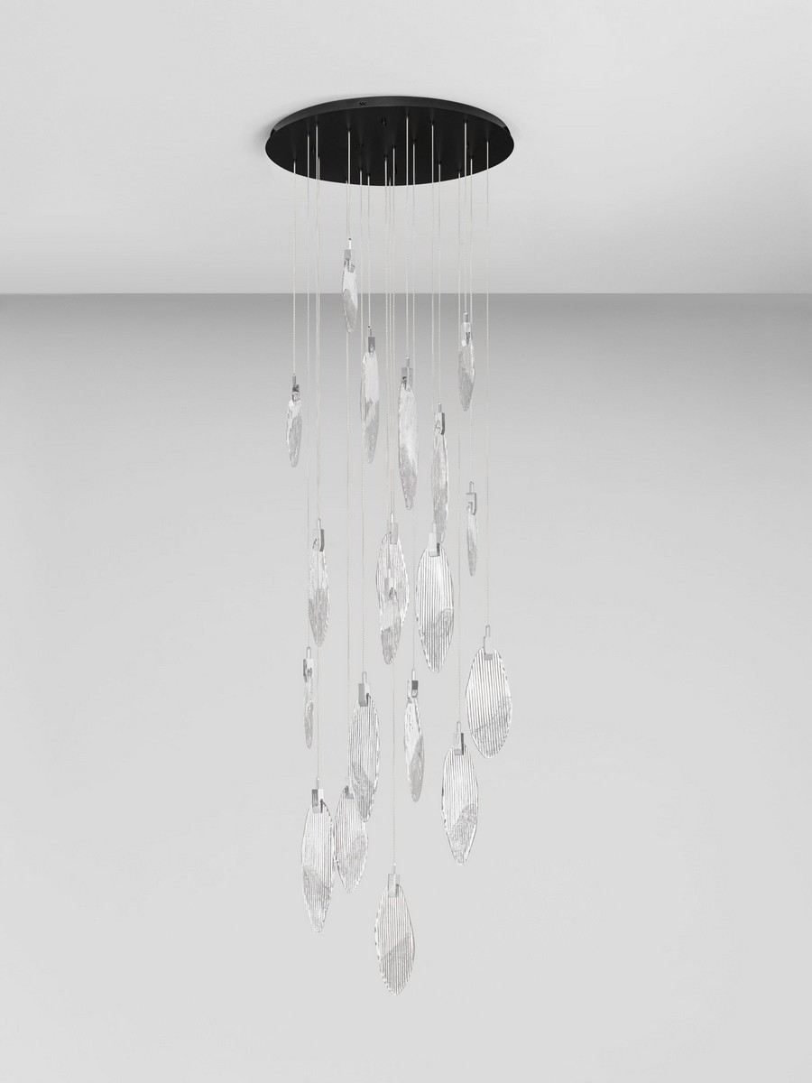 Lampa wisząca nowoczesna Luces Exclusivas ROALES, chrom, LED 44 W 3000 K, Ø 81 cm – LE46146 - obrazek 2