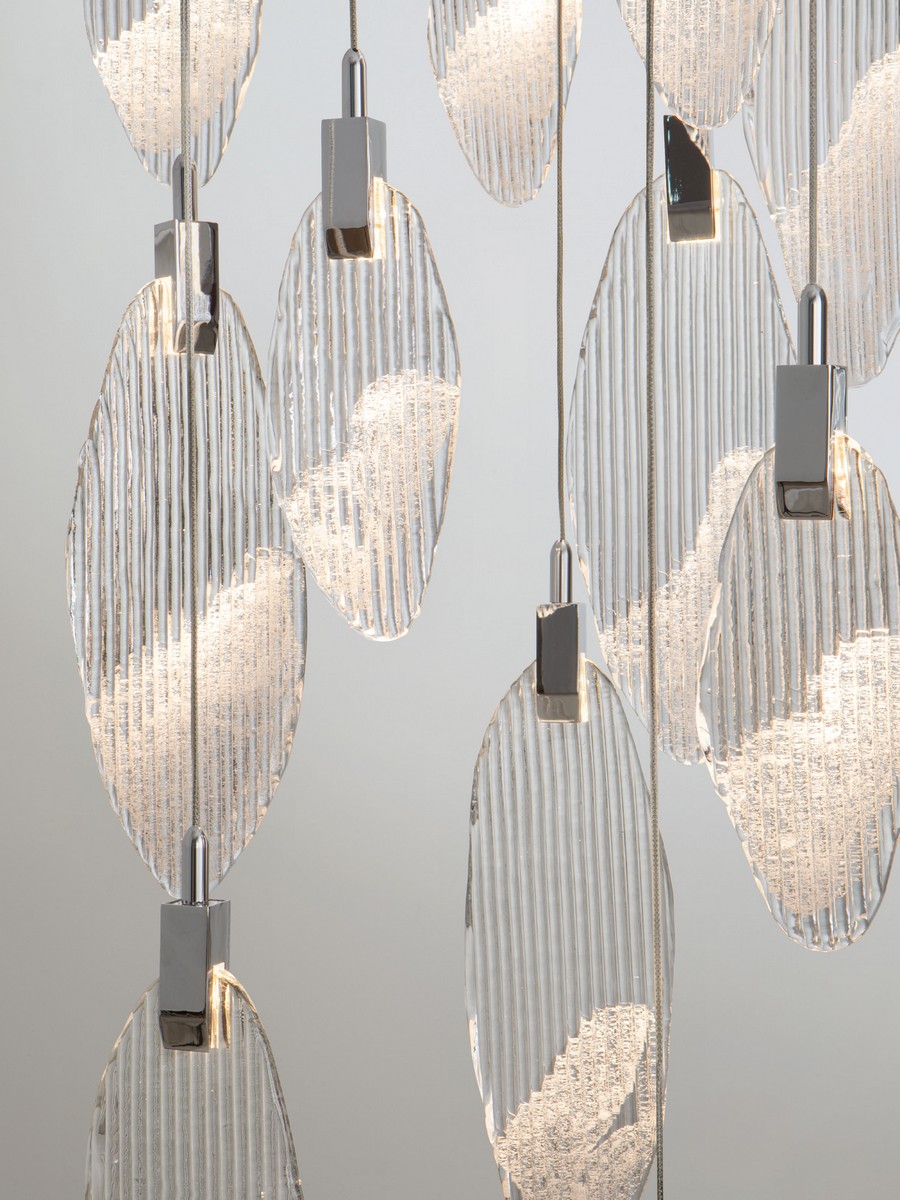 Lampa wisząca nowoczesna Luces Exclusivas ROALES, chrom, LED 44 W 3000 K, Ø 81 cm – LE46146 - obrazek 4