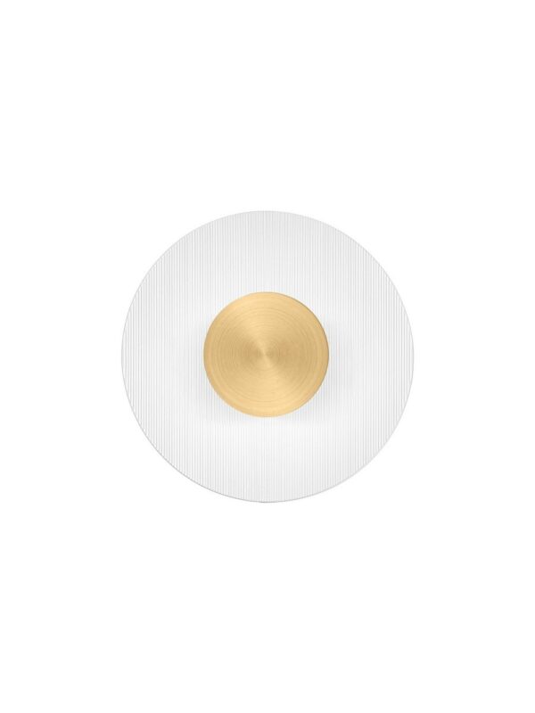 Kinkiet nowoczesny Luces Exclusivas TACORO, złoty, LED 6 W 3000 K, Ø 20 cm – LE46155