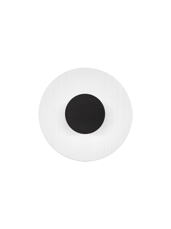 Kinkiet nowoczesny Luces Exclusivas TACORO, czarny, LED 6 W 3000 K, Ø 20 cm – LE46156