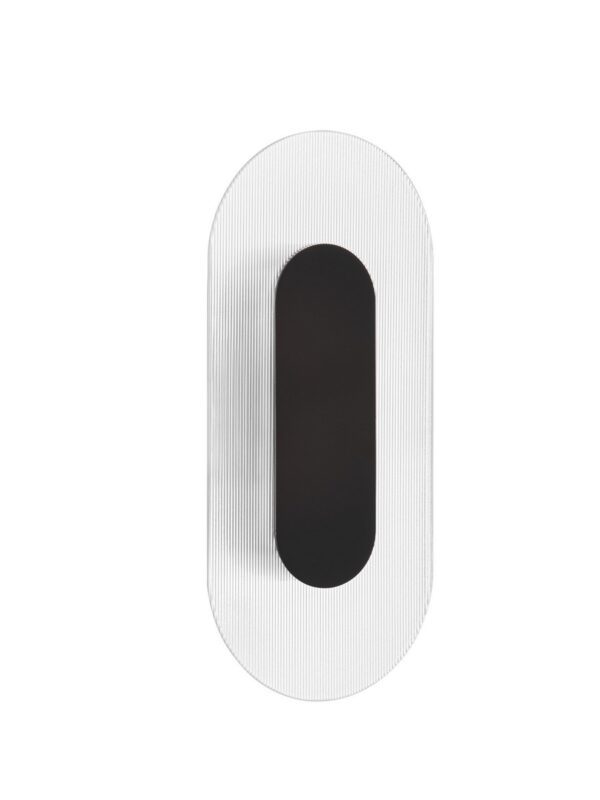 Kinkiet nowoczesny Luces Exclusivas TACORO, czarny, LED 6 W 3000 K, szer. 6 cm – LE46160