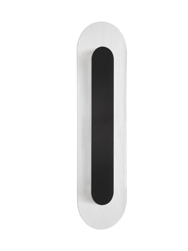 Kinkiet nowoczesny Luces Exclusivas TACORO, czarny, LED 12 W 3000 K, szer. 6,5 cm – LE46162