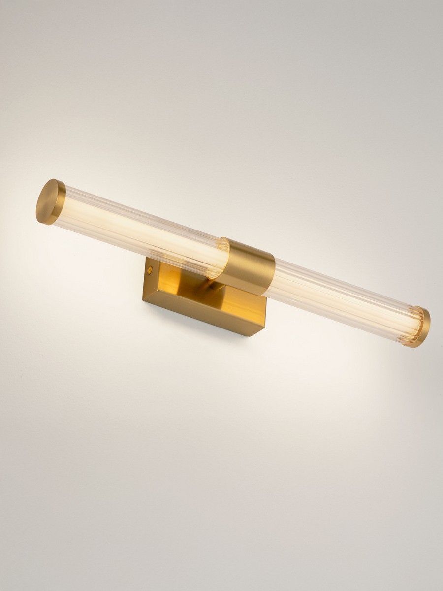 Kinkiet łazienkowy nowoczesny Luces Exclusivas TELDE, złoty, LED 10 W 3000 K, szer. 10 cm – LE46195 - obrazek 5