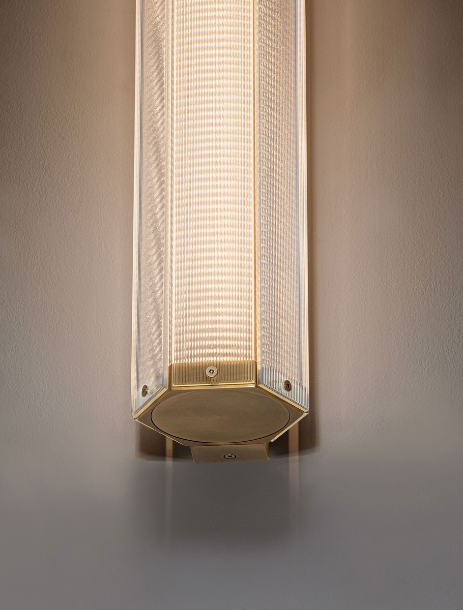 Kinkiet nowoczesny Luces Exclusivas TORREV, mosiądz antyczny, LED 10 W 3000 K, Ø 12 cm – LE46199 - obrazek 4