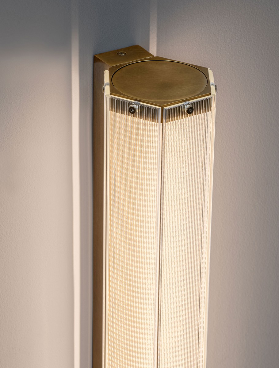 Kinkiet nowoczesny Luces Exclusivas TORREV, mosiądz antyczny, LED 10 W 3000 K, Ø 12 cm – LE46199 - obrazek 5