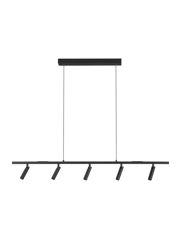 Lampa wisząca nowoczesna Luces Exclusivas TORSENA, czarna, LED 13 W 3000 K, szer. 10 cm – LE46203