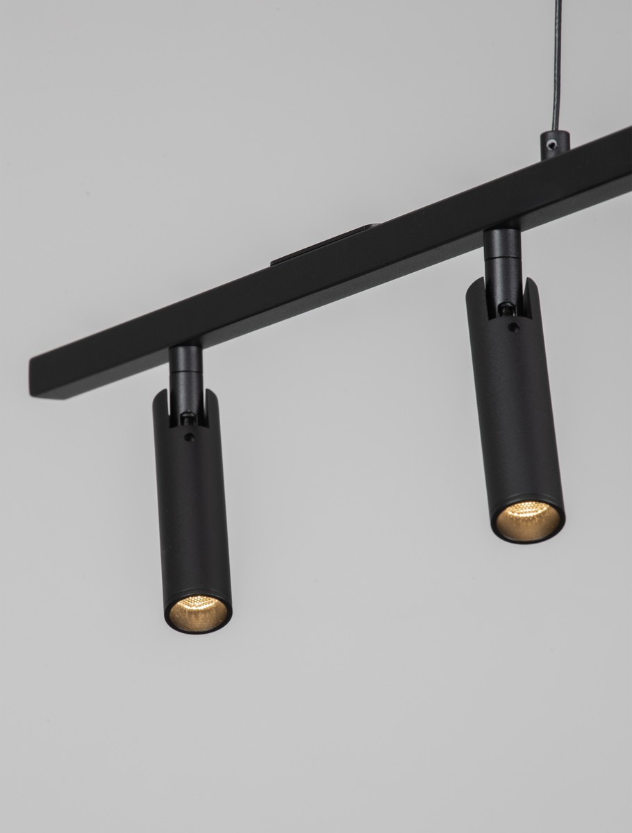 Lampa wisząca nowoczesna Luces Exclusivas TORSENA, czarna, LED 13 W 3000 K, szer. 10 cm – LE46203 - obrazek 4