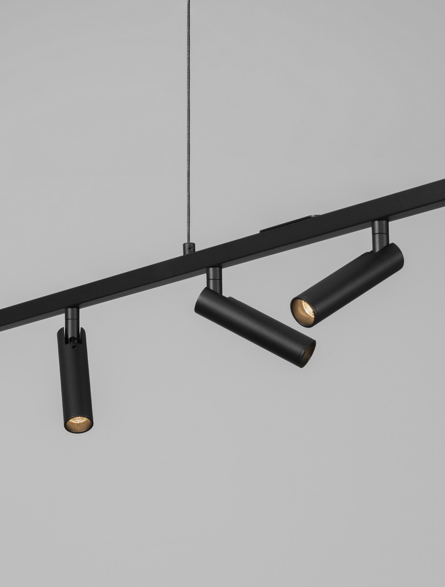 Lampa wisząca nowoczesna Luces Exclusivas TORSENA, czarna, LED 13 W 3000 K, szer. 10 cm – LE46203 - obrazek 6