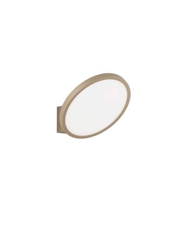 Kinkiet nowoczesny Luces Exclusivas VALVER, złoty, LED 8 W, Ø 16,5 cm – LE46209