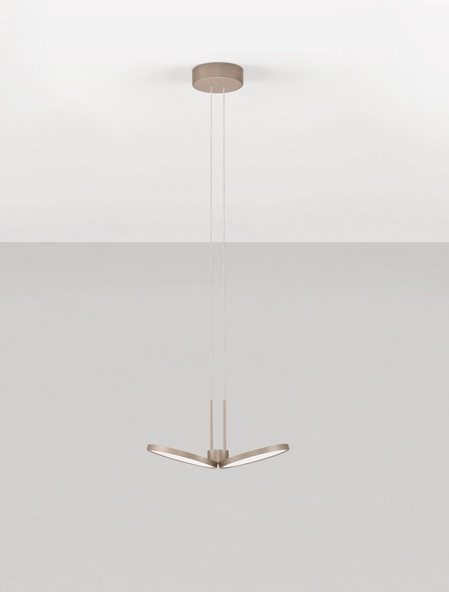 Lampa wisząca nowoczesna Luces Exclusivas VALVER, złota, LED 14 W, Ø 32,5 cm – LE46210 - obrazek 2