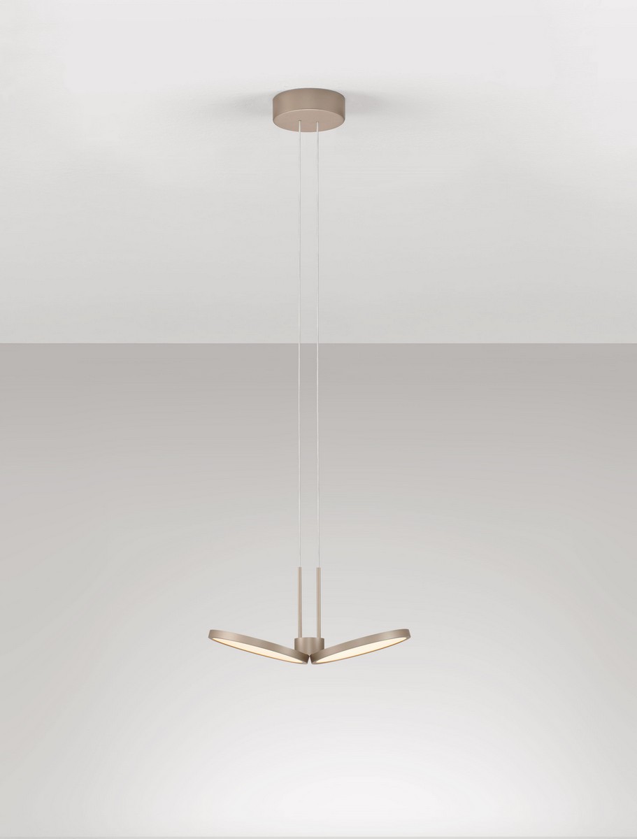 Lampa wisząca nowoczesna Luces Exclusivas VALVER, złota, LED 14 W, Ø 32,5 cm – LE46210 - obrazek 3