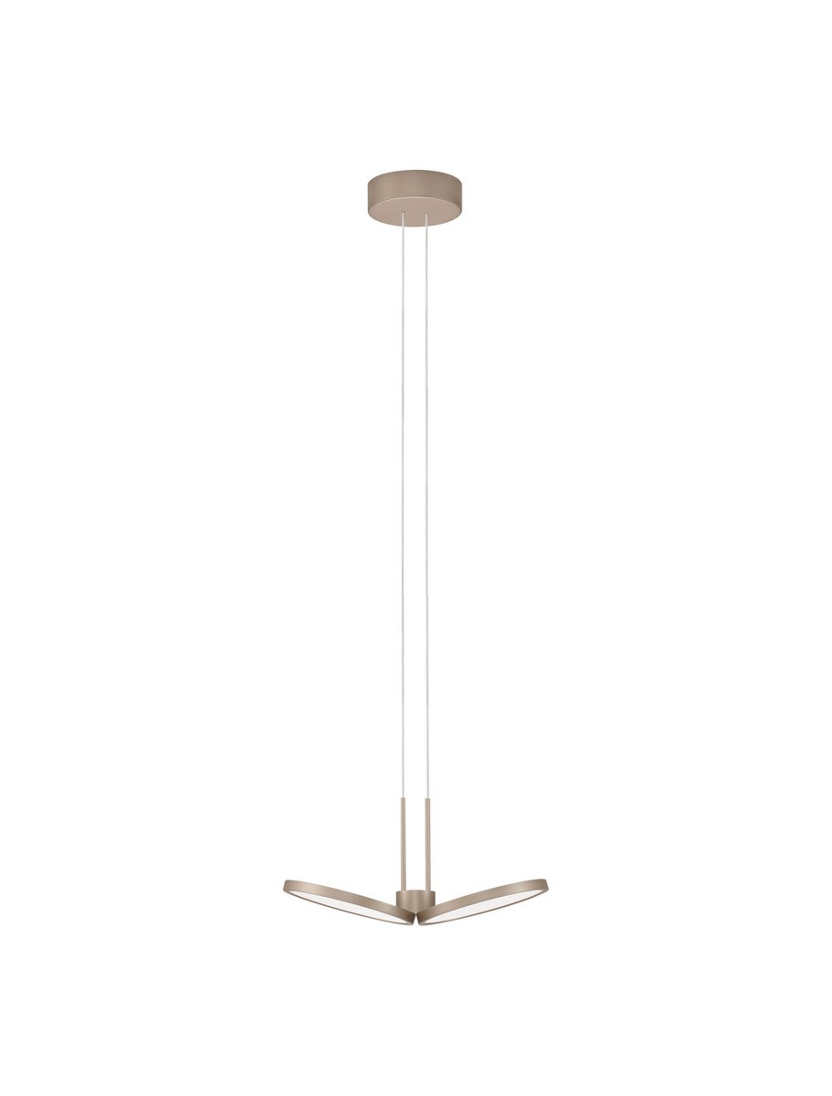 Lampa wisząca nowoczesna Luces Exclusivas VALVER, złota, LED 14 W, Ø 32,5 cm – LE46210