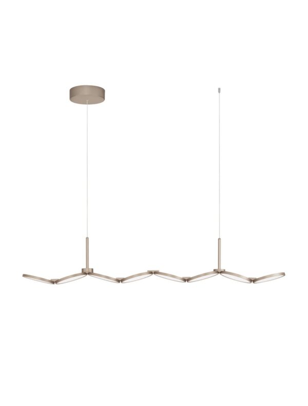 Lampa wisząca nowoczesna Luces Exclusivas VALVER, złota, LED 47 W, dł. 130 cm – LE46211