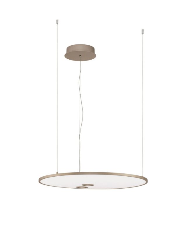 Lampa wisząca nowoczesna Luces Exclusivas VALVER, złota, LED 53 W, Ø 60 cm – LE46213
