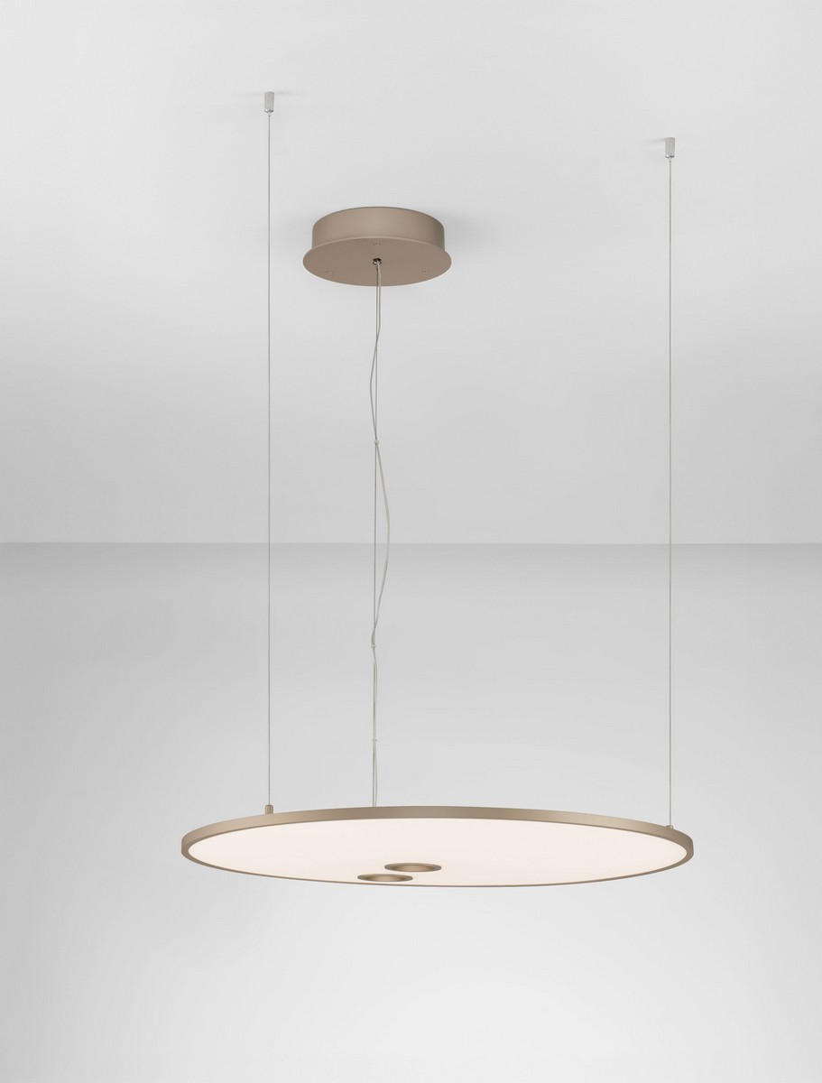 Lampa wisząca nowoczesna Luces Exclusivas VALVER, złota, LED 53 W, Ø 60 cm – LE46213 - obrazek 3
