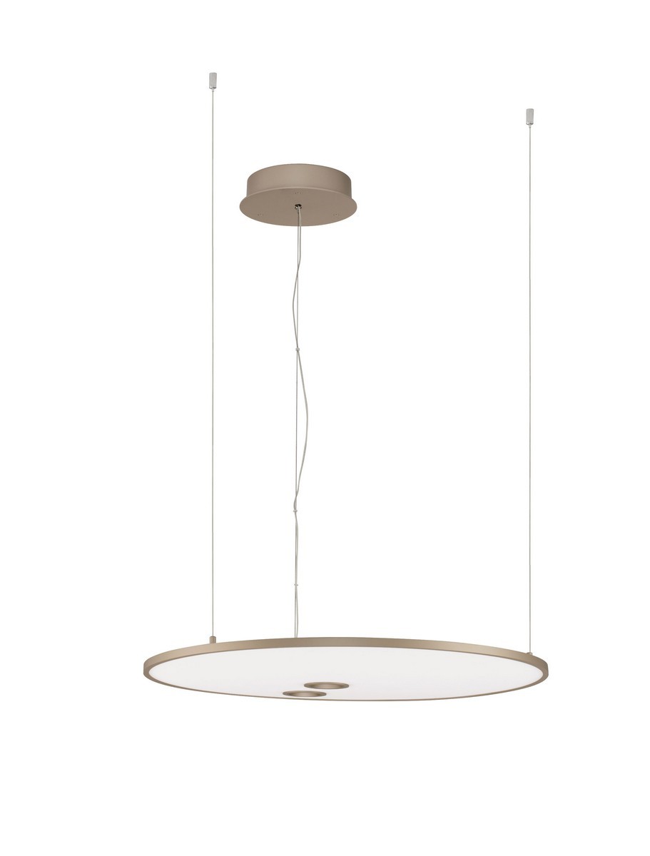Lampa wisząca nowoczesna Luces Exclusivas VALVER, złota, LED 53 W, Ø 60 cm – LE46213
