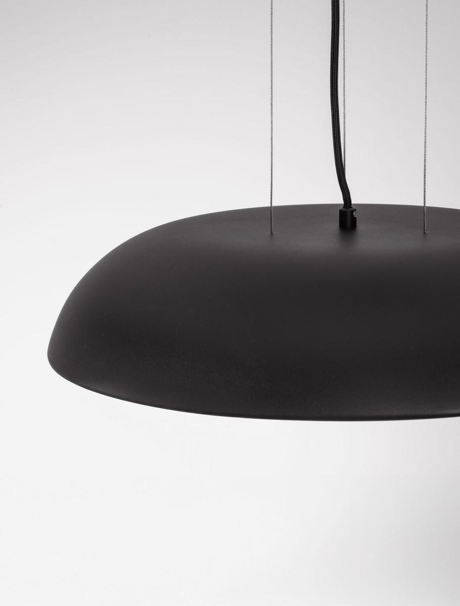 Lampa wisząca nowoczesna Luces Exclusivas VENCID, czarna, LED 25 W 3000 K, Ø 45 cm – LE46214 - obrazek 4