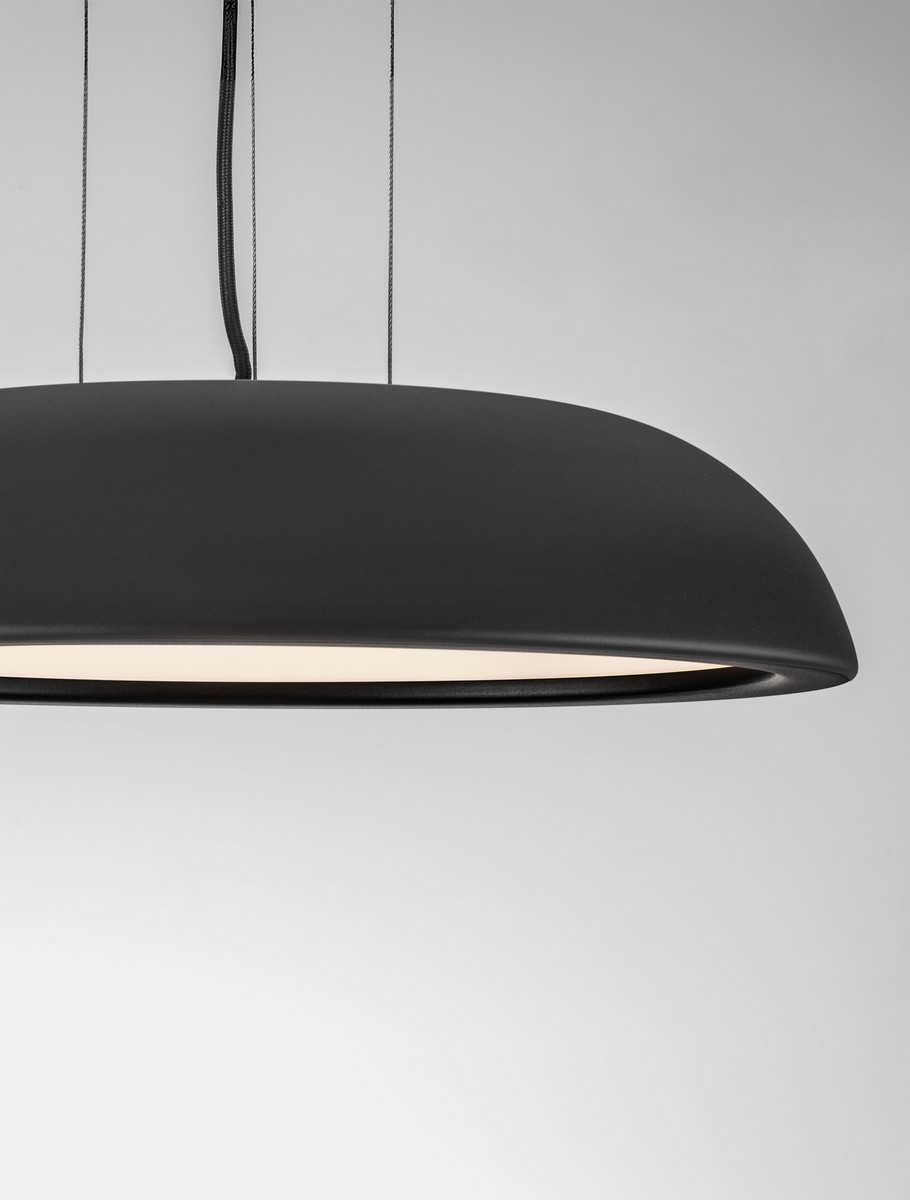 Lampa wisząca nowoczesna Luces Exclusivas VENCID, czarna, LED 25 W 3000 K, Ø 45 cm – LE46214 - obrazek 5