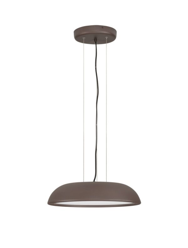 Lampa wisząca nowoczesna Luces Exclusivas VENCID, brązowa, LED 25 W 3000 K, Ø 45 cm – LE46216