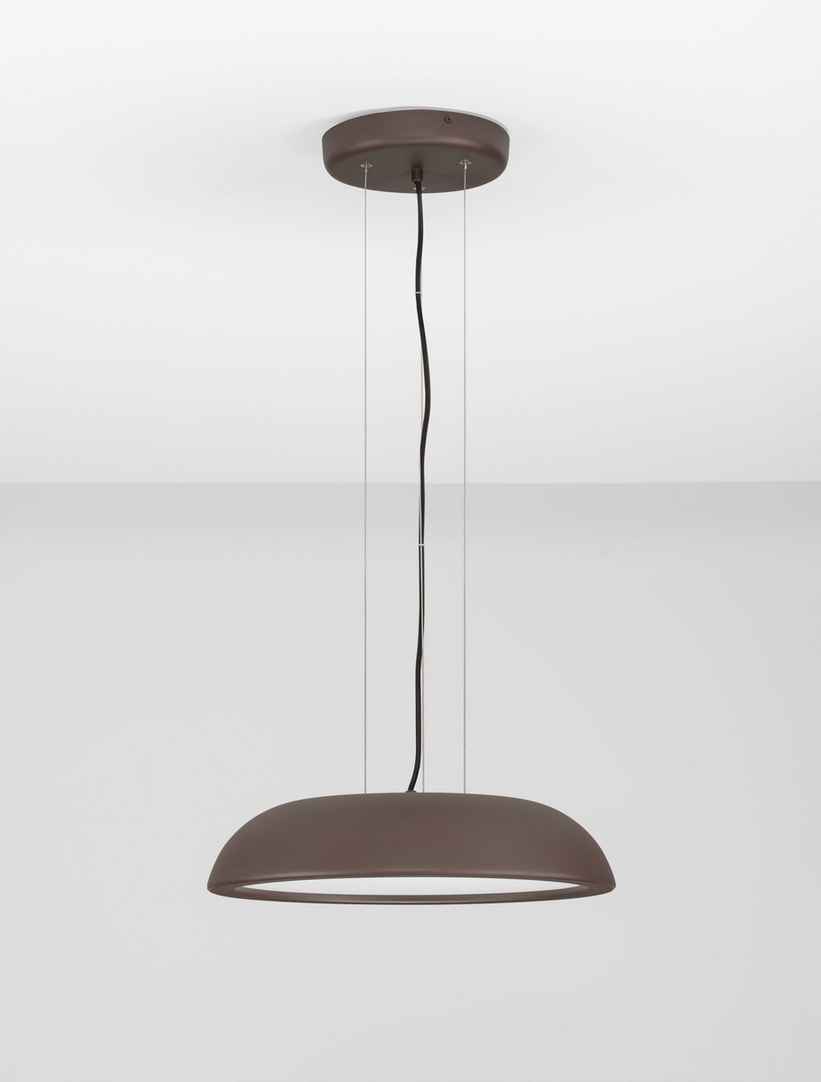 Lampa wisząca nowoczesna Luces Exclusivas VENCID, brązowa, LED 25 W 3000 K, Ø 45 cm – LE46216 - obrazek 2