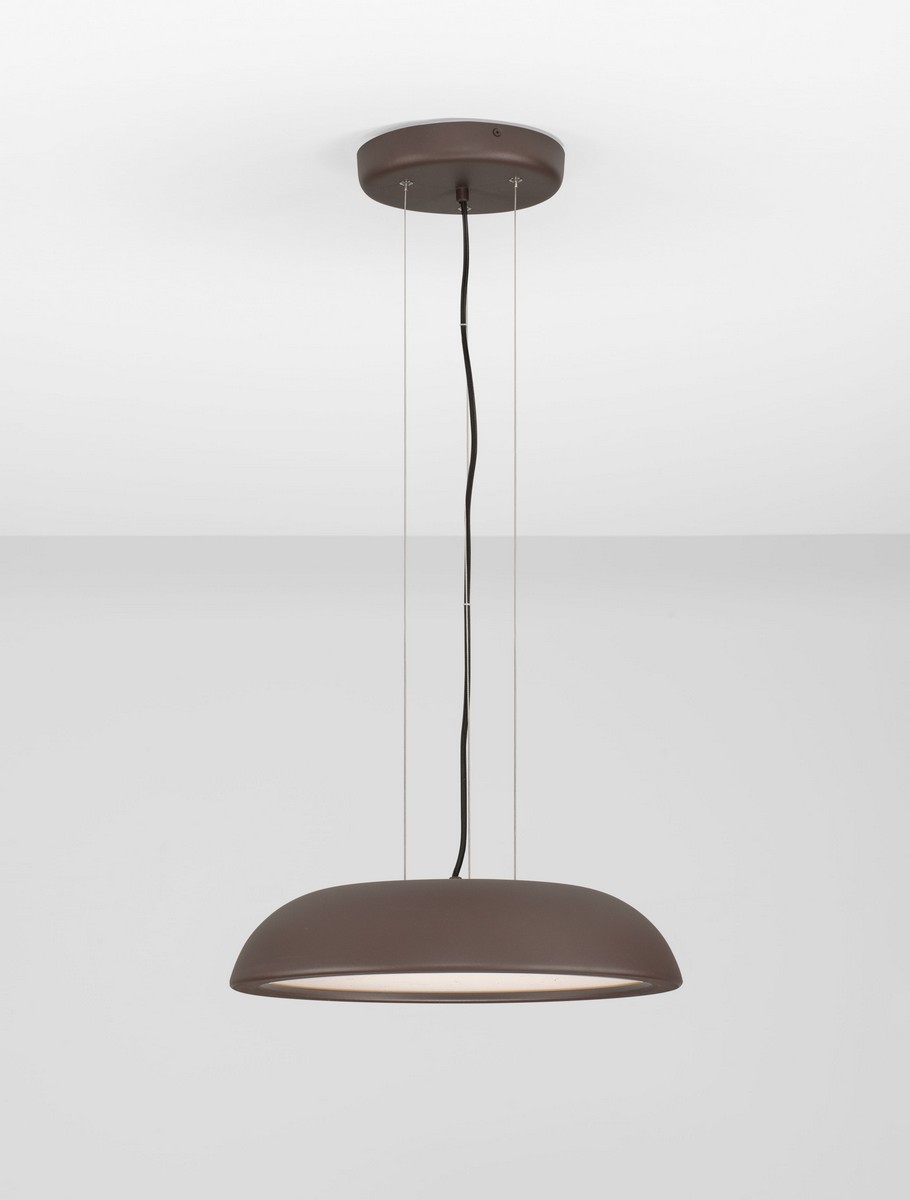 Lampa wisząca nowoczesna Luces Exclusivas VENCID, brązowa, LED 25 W 3000 K, Ø 45 cm – LE46216 - obrazek 3