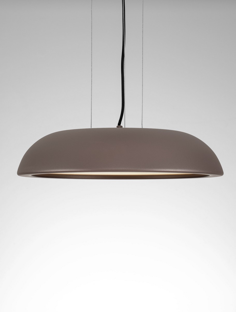 Lampa wisząca nowoczesna Luces Exclusivas VENCID, brązowa, LED 25 W 3000 K, Ø 45 cm – LE46216 - obrazek 4