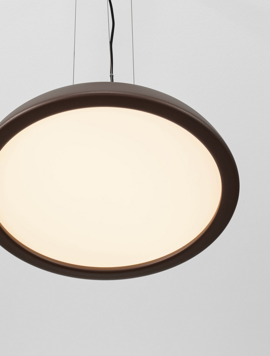 Lampa wisząca nowoczesna Luces Exclusivas VENCID, brązowa, LED 25 W 3000 K, Ø 45 cm – LE46216 - obrazek 5