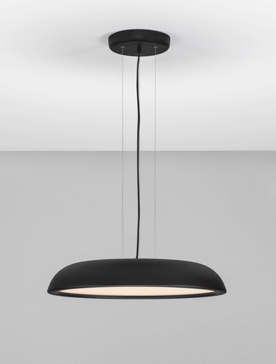 Lampa wisząca nowoczesna Luces Exclusivas VENCID, czarna, LED 44 W 3000 K, Ø 60 cm – LE46217 - obrazek 3