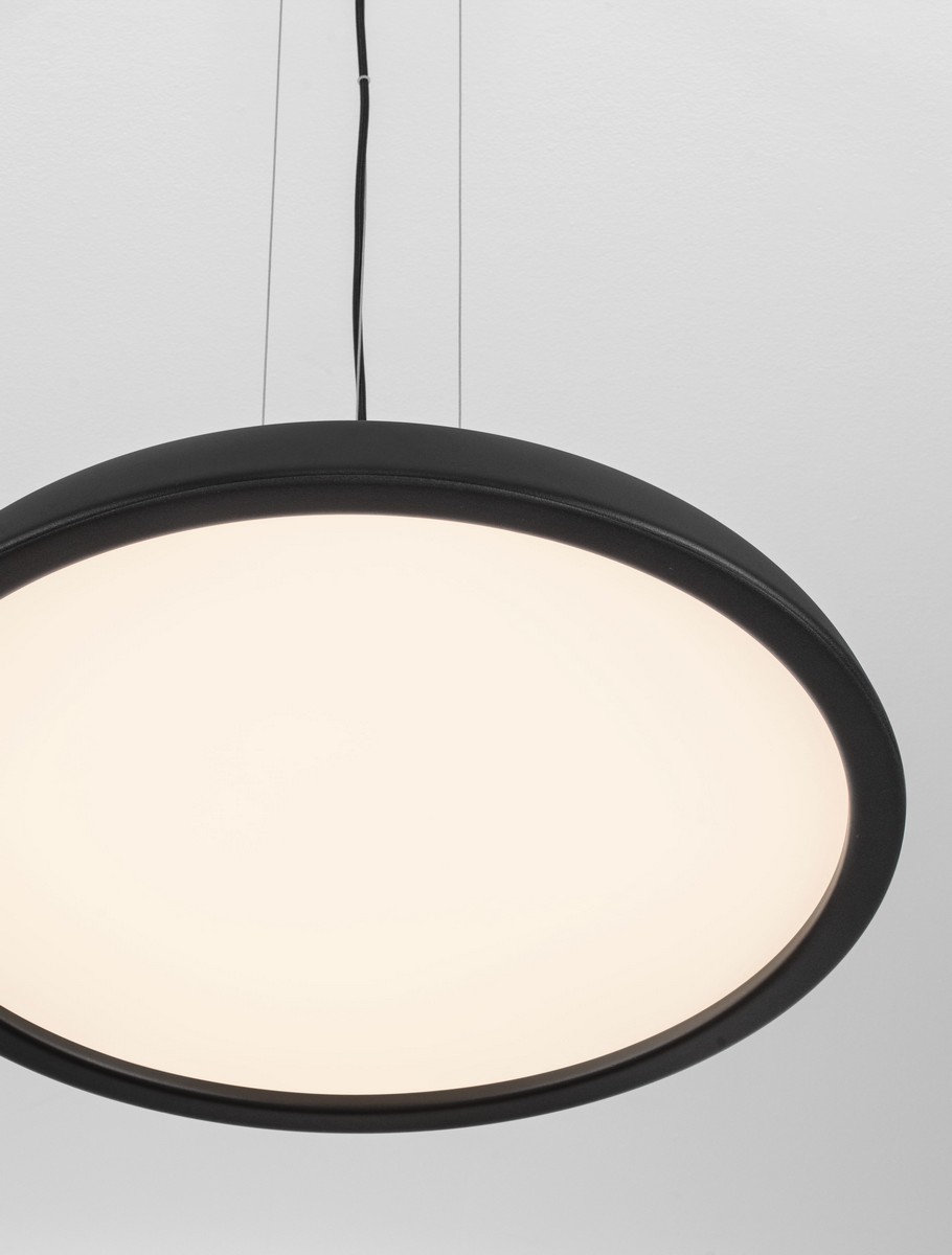 Lampa wisząca nowoczesna Luces Exclusivas VENCID, czarna, LED 44 W 3000 K, Ø 60 cm – LE46217 - obrazek 5