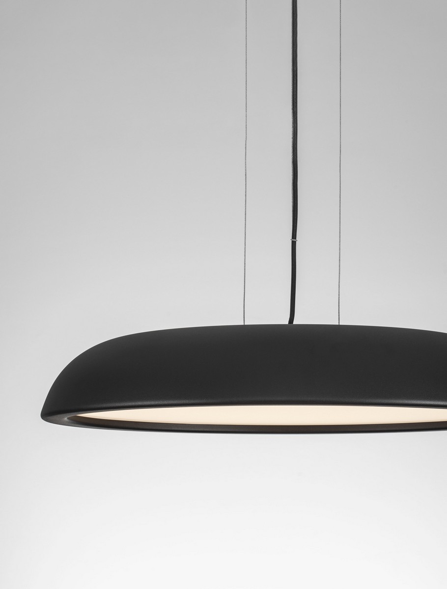 Lampa wisząca nowoczesna Luces Exclusivas VENCID, czarna, LED 44 W 3000 K, Ø 60 cm – LE46217 - obrazek 6