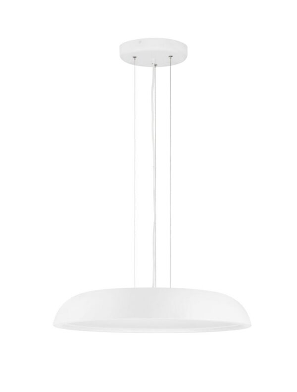 Lampa wisząca nowoczesna Luces Exclusivas VENCID, biała, LED 44 W 3000 K, Ø 60 cm – LE46218