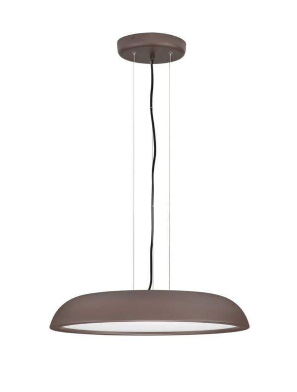 Lampa wisząca nowoczesna Luces Exclusivas VENCID, brązowa, LED 44 W 3000 K, Ø 60 cm – LE46219