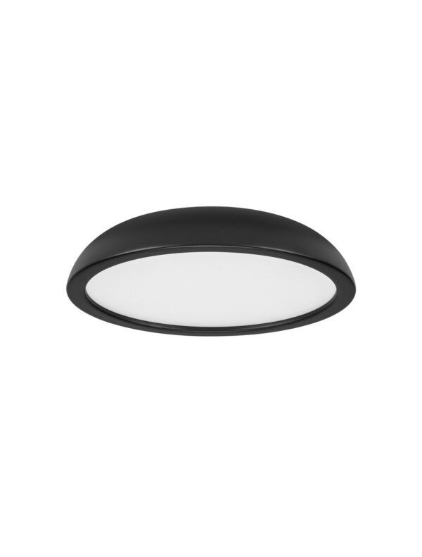 Plafon nowoczesny Luces Exclusivas VENCID, czarny, LED 25 W 3000 K, Ø 45 cm – LE46221
