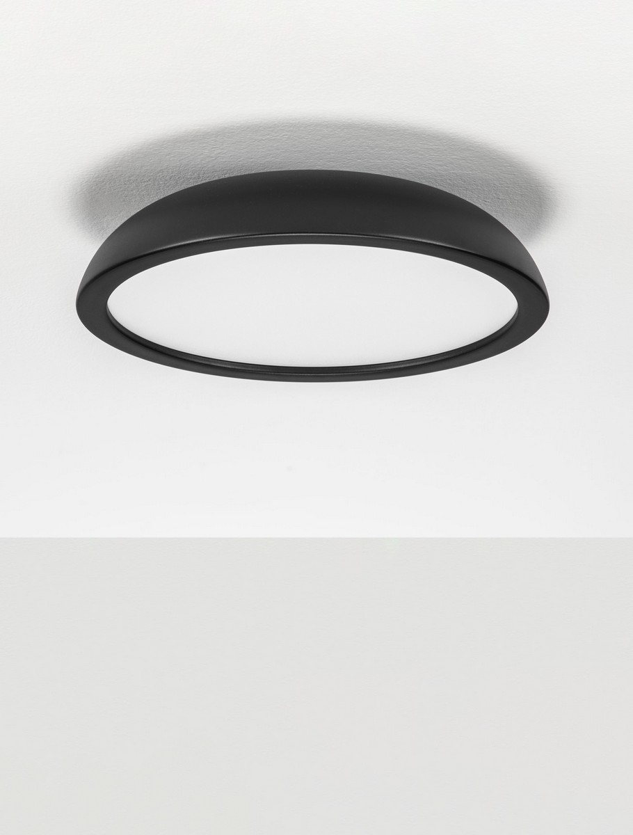 Plafon nowoczesny Luces Exclusivas VENCID, czarny, LED 25 W 3000 K, Ø 45 cm – LE46221 - obrazek 2