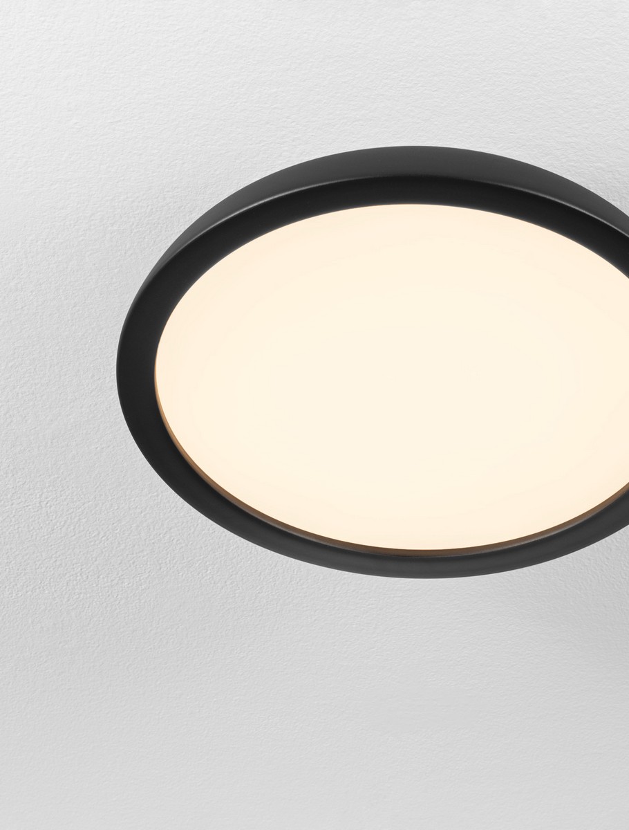 Plafon nowoczesny Luces Exclusivas VENCID, czarny, LED 25 W 3000 K, Ø 45 cm – LE46221 - obrazek 4