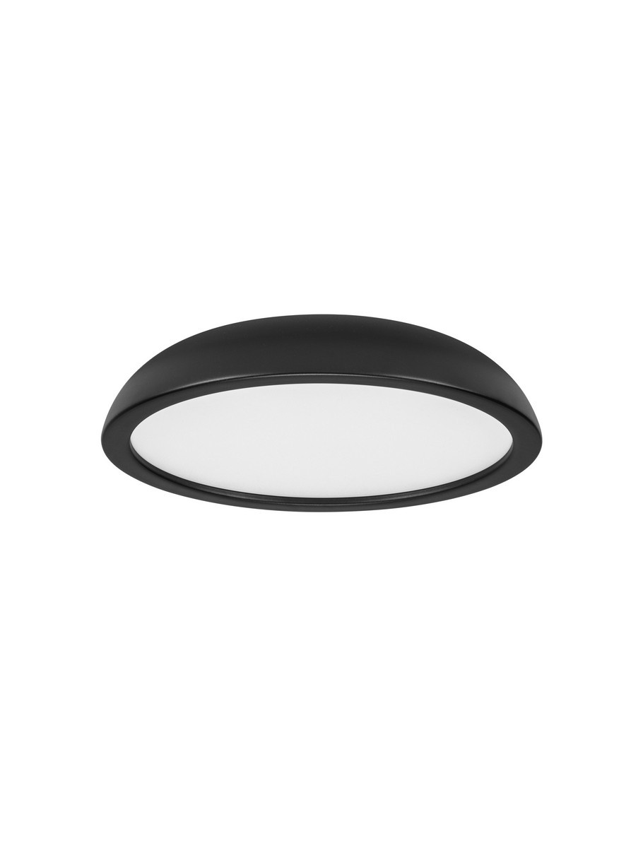 Plafon nowoczesny Luces Exclusivas VENCID, czarny, LED 25 W 3000 K, Ø 45 cm – LE46221