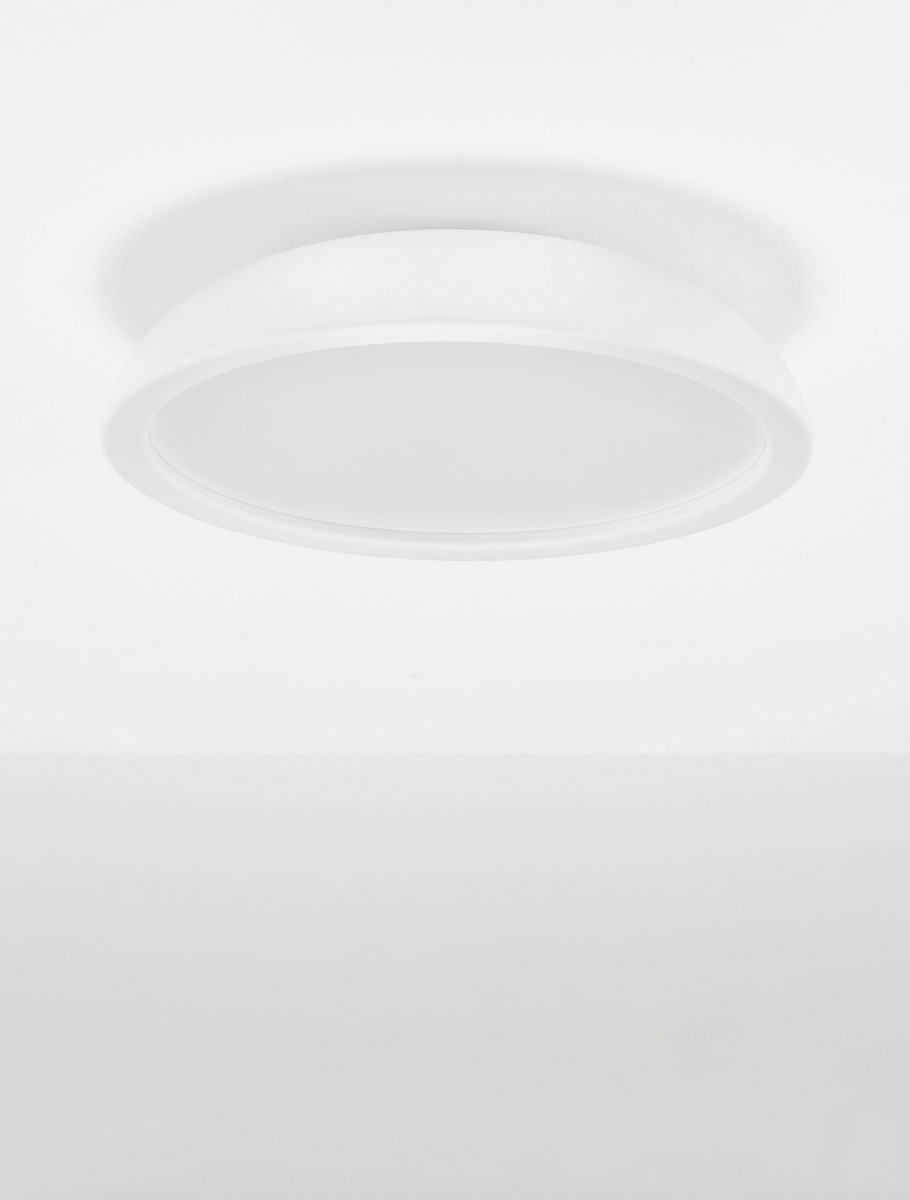 Plafon nowoczesny Luces Exclusivas VENCID, biały, LED 25 W 3000 K, Ø 45 cm – LE46223 - obrazek 2