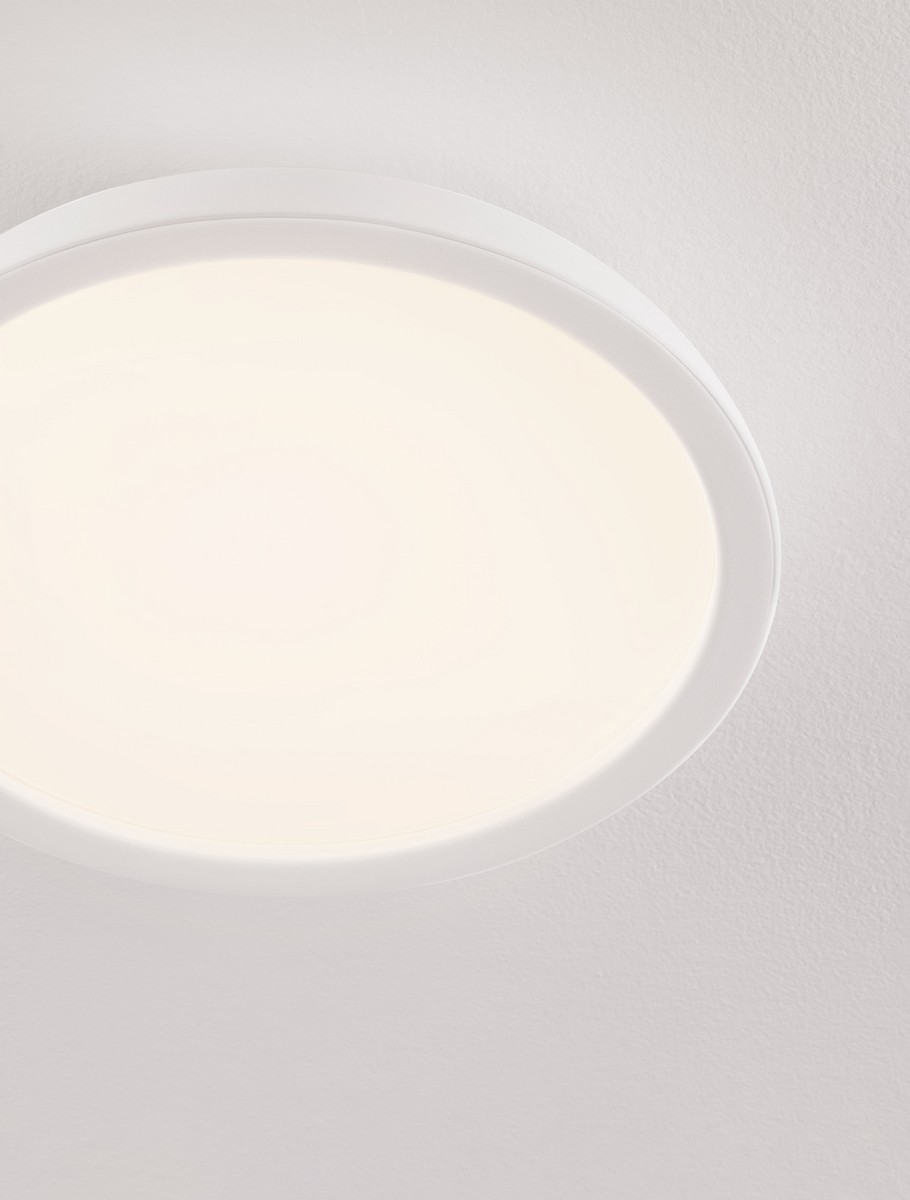 Plafon nowoczesny Luces Exclusivas VENCID, biały, LED 25 W 3000 K, Ø 45 cm – LE46223 - obrazek 4