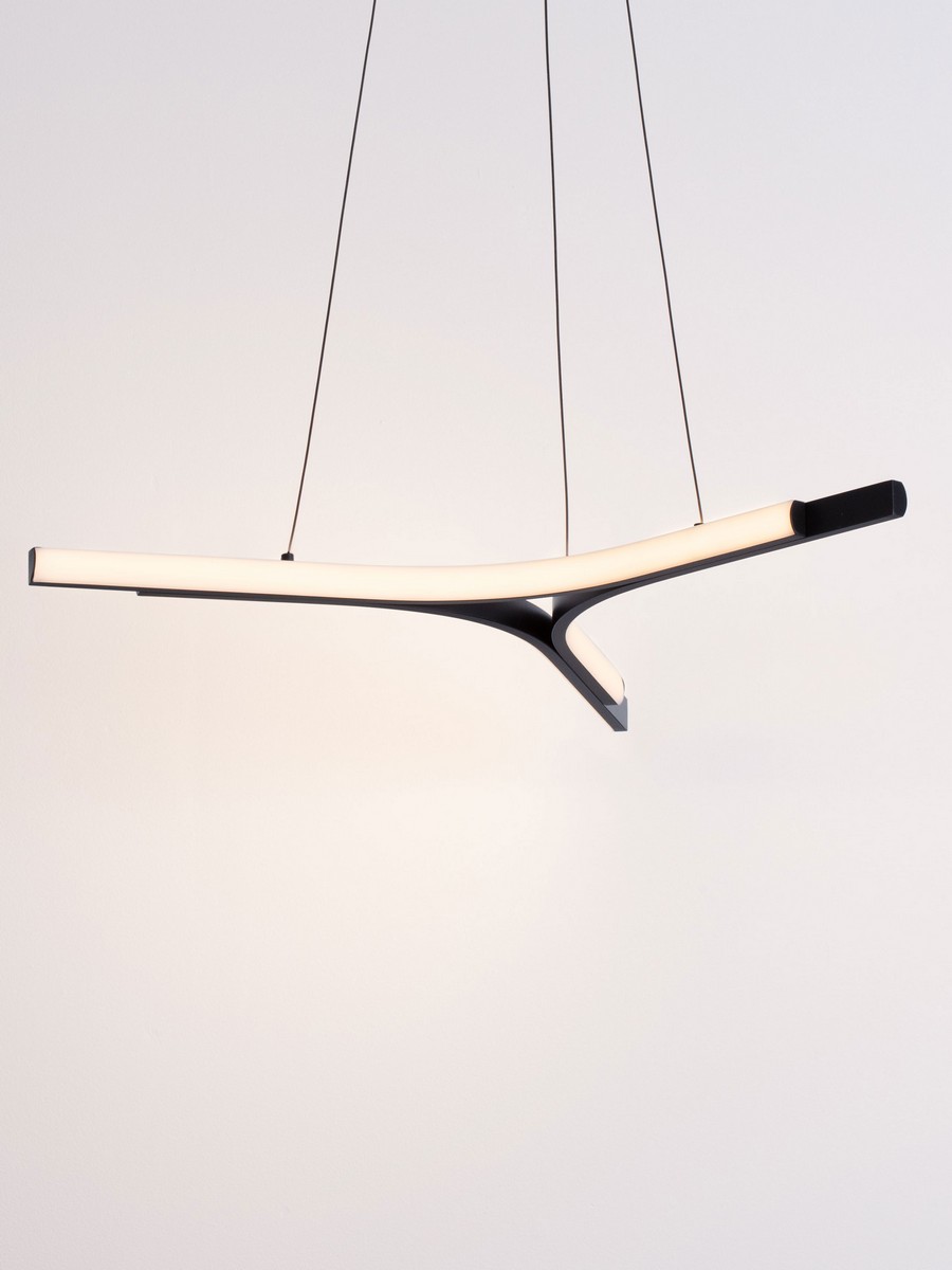 Lampa wisząca nowoczesna Luces Exclusivas UJUE, czarna, LED 29 W 3000 K, Ø 70 cm – LE46227 - obrazek 4