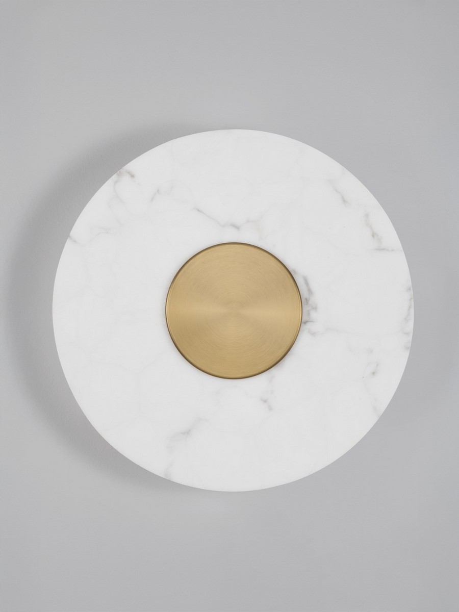 Kinkiet nowoczesny Luces Exclusivas VILLAN, biało-złoty, LED 10 W 3000 K, Ø 40 cm – LE46229 - obrazek 2