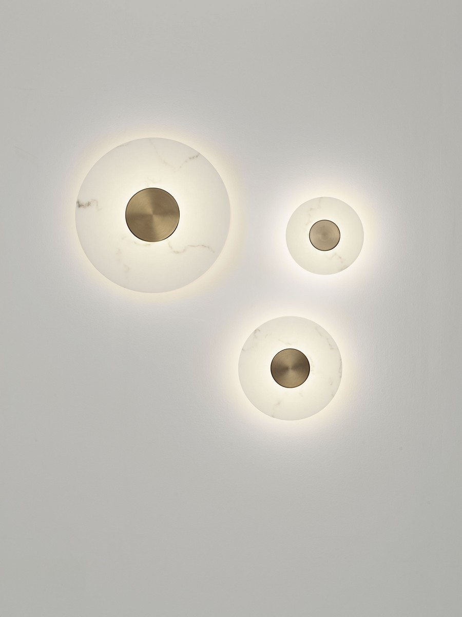 Kinkiet nowoczesny Luces Exclusivas VILLAN, biało-złoty, LED 10 W 3000 K, Ø 40 cm – LE46229 - obrazek 6
