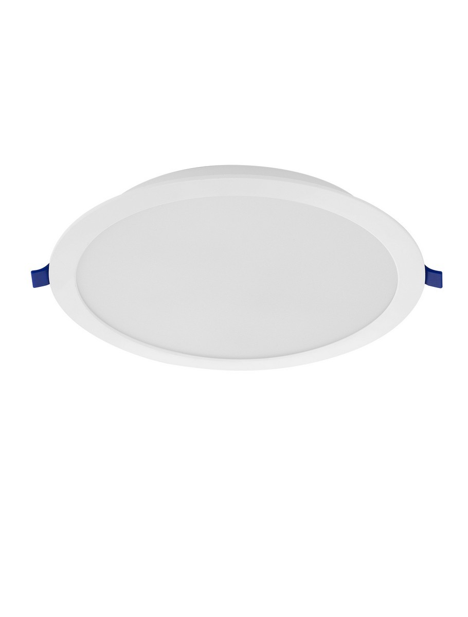 Oprawa wpuszczana minimalistyczna Luces Exclusivas ASTORGA, biała, LED 24 W 4000 K, Ø 22,2 cm – LE62015